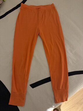EUC Free Assembly Girls Orange Pull-On Jogger Pants Sz XL (14-16)